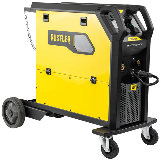 Schweißgerät ESAB Rustler EM 350C PRO SYN inkl. Schweißbrenner und Zubehör