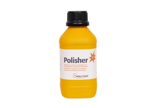Reuter Polisher Elektrolyt, 1 Liter Flasche, orange