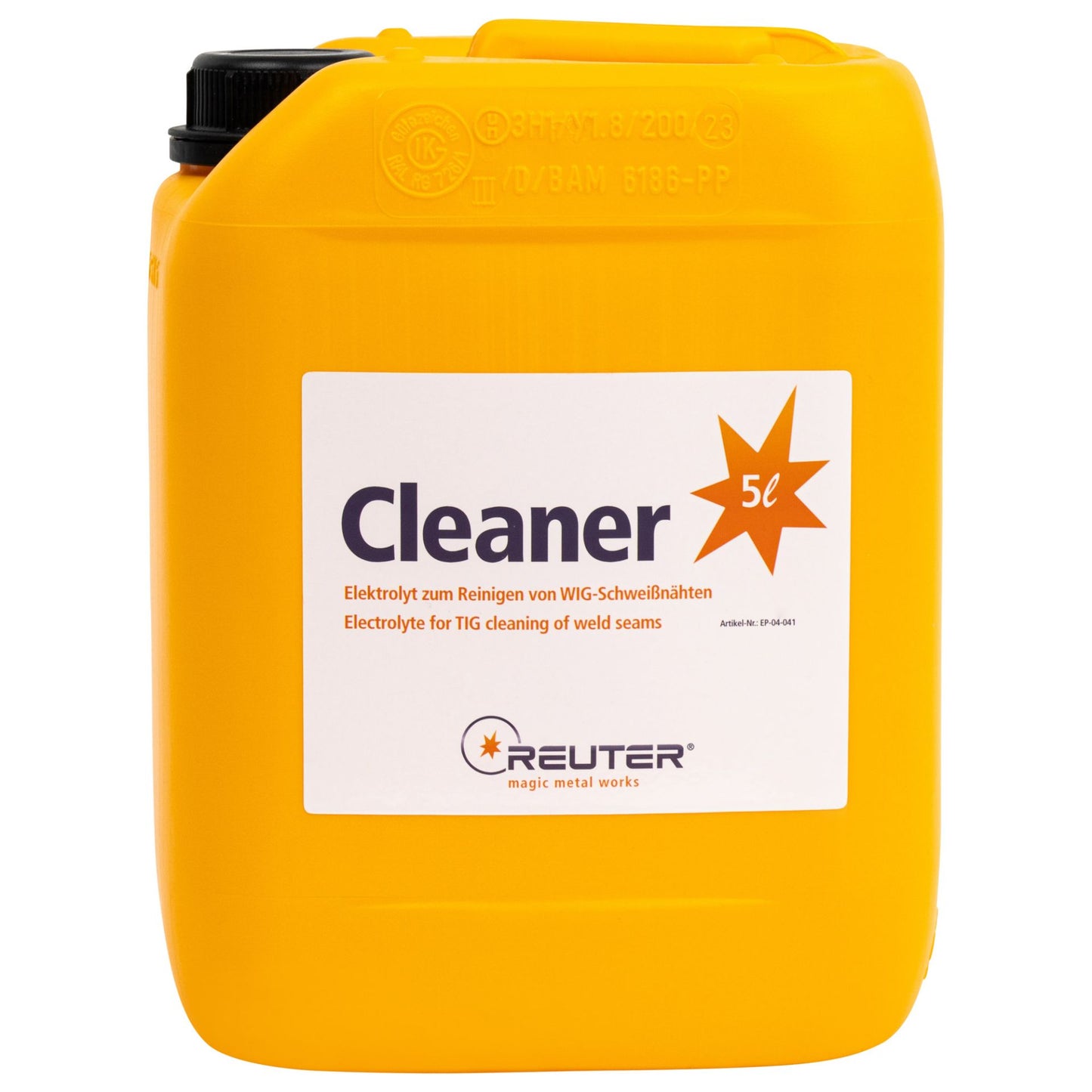 Reuter Cleaner Elektrolyt, 5 Liter Kanister, orange