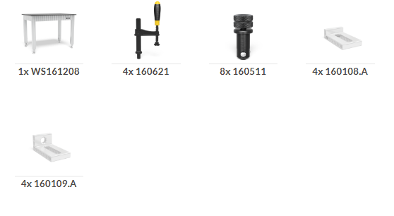 Siegmund Werkbank höhenverstellbar mit Stahlplatte 1200x800 inkl. Zubehör