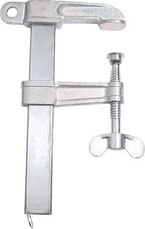 Polschraubzwinge PZ600 600 A, Ausladung 80 mm