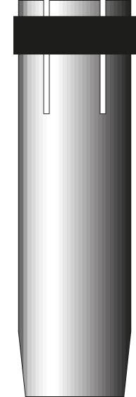 Gasdüse ERGOPLUS MB 24 konisch, NW 12,5 mm