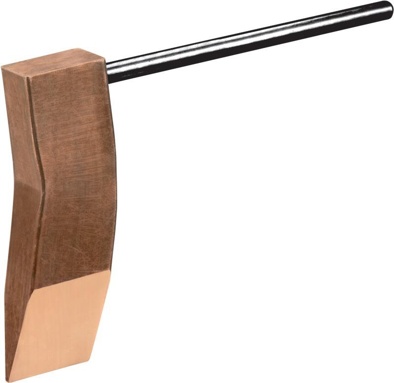 Kupferstück 350 g gekröpft GOK