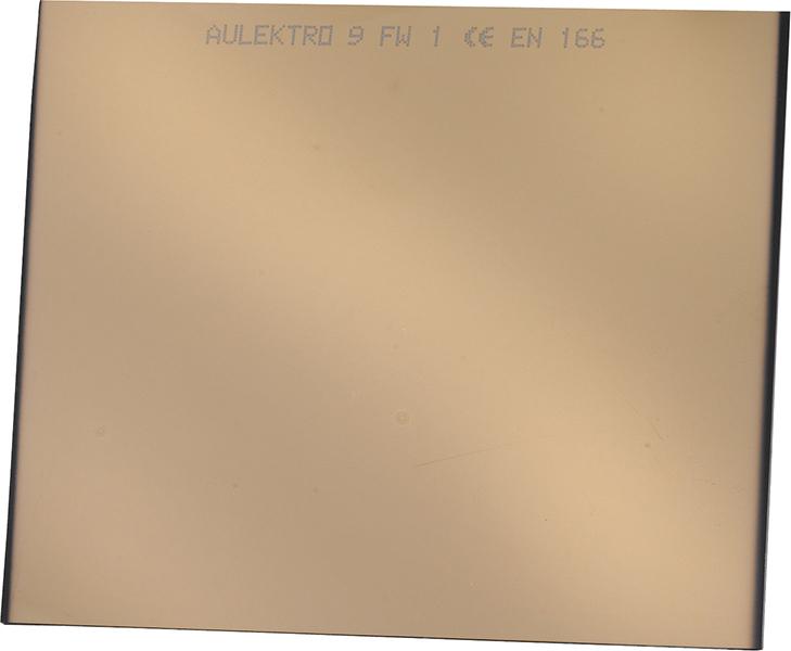 Schweißerschutzglas DIN 13 (51 x 108 mm) verspiegelt