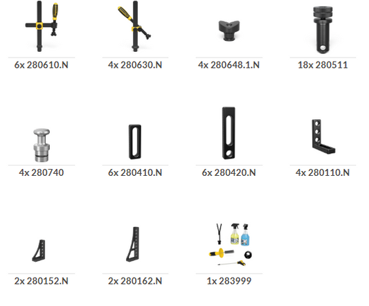 Set 2 für 28er Schweißtisch