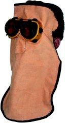 Schweißlederhaube/Maske lang, D 50 mm