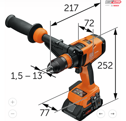 Akku-Bohrschrauber ASCM 18-4 QM AS