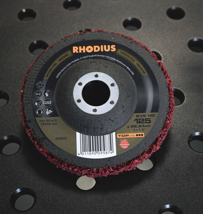 Reinigungsvliesscheiben SVS HD 125 x 22,23 1 VE (10 Stück)