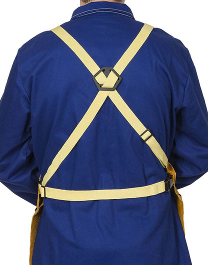 Schweißerschürze 107cm lang - 60cm breit