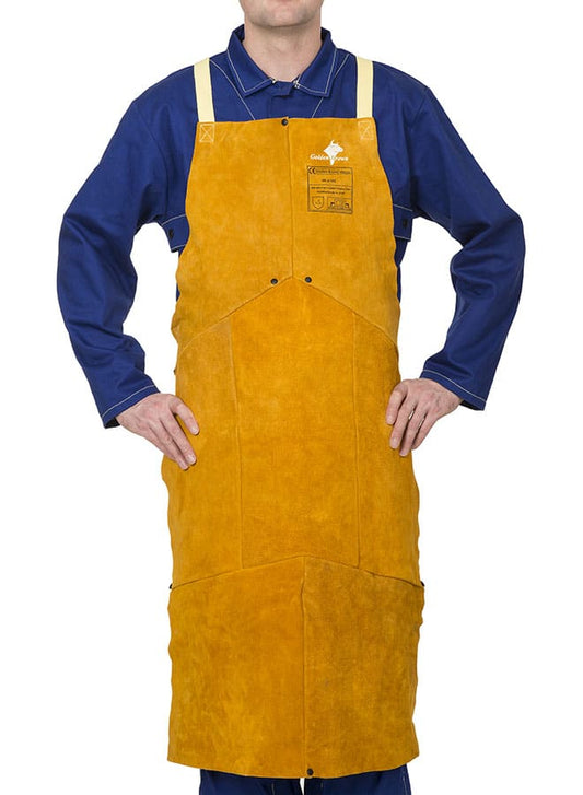 Schweißerschürze 107cm lang - 80cm breit