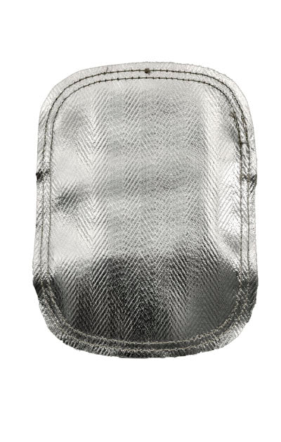 Hochhitzefester, aluminisierter Handschutz mit Leder rückseite, Paar