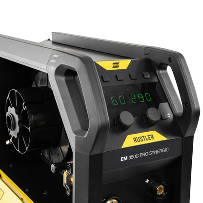 Schweißgerät ESAB Rustler EM 350C PRO SYN inkl. Schweißbrenner und Zubehör