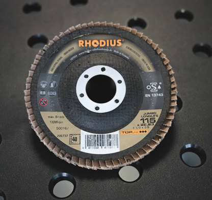 Lamellenscheiben 115x22 schräg, Jumbo Longlife Korn 40 1 VE (10 Stück)