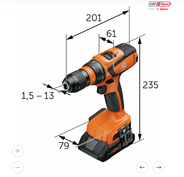 Akku-Bohrschrauber ASCM 18 QSW AS
