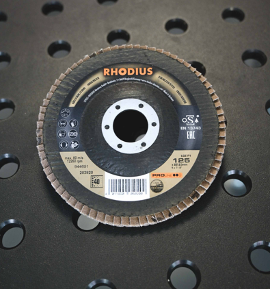 Fächerschleifscheiben LGZ F1 PRO 125 K40 1 VE (10 Stück)