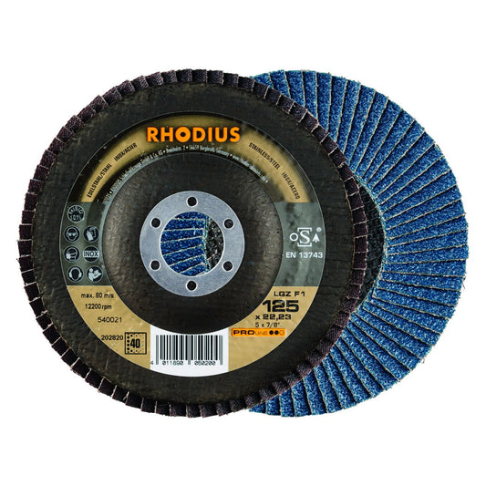 Lamellenscheiben LGZ F1 PRO 125 K40 1 VE (10 Stück)