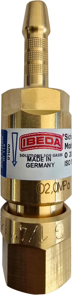 Sicherheitseinrichtung Tülle 6,3 mm, G 1/4" R