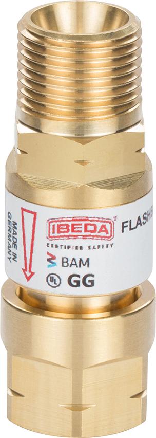 Sicherheitseinrichtung Brenngas, G 3/8" LH