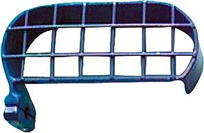 Manometerschutzbügel blau, Sauerstoff