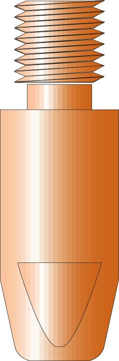 Stromdüse ERGOPLUS E-Cu MB 400/500, M8, D 1,0 mm