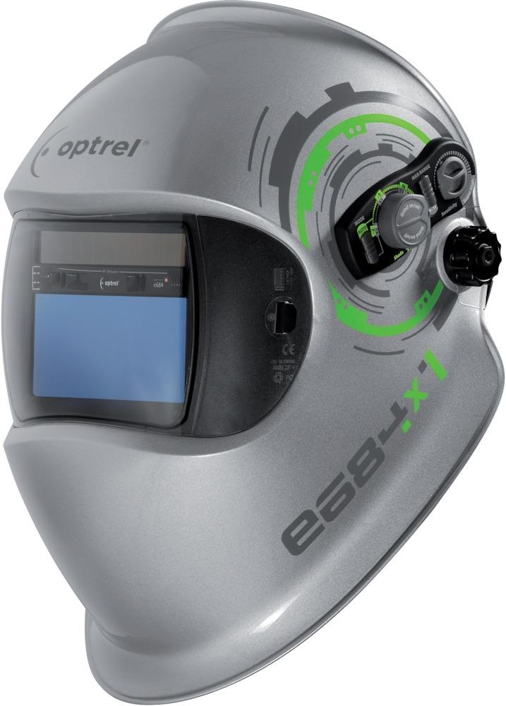 Automatik-Schweißerhelm e684, silber OPTREL