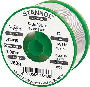 Lötdraht Typ KS 115 Stannol