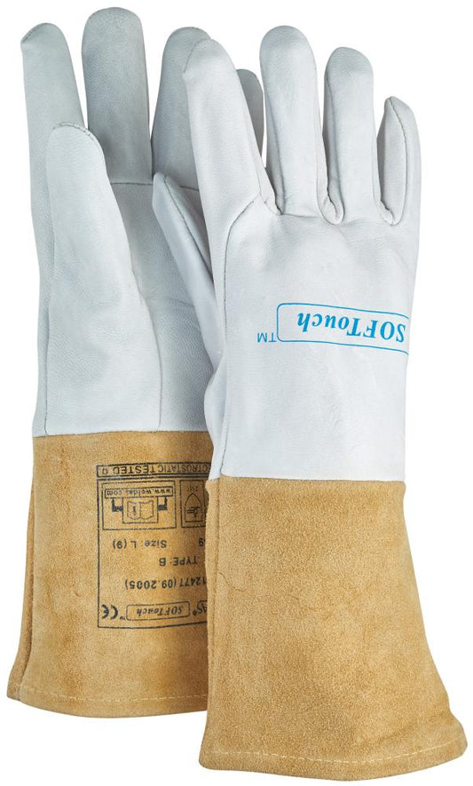 Schweißerhandschuh (Ar) Nr. 10-1009, Gr. XL, ZL (1 Paar), WELDAS